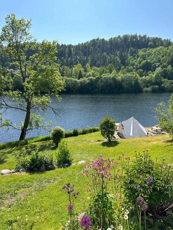 Glamping On Idyllic Lake, Paddle Boards & Rowboat Porsgrunn Exterior photo